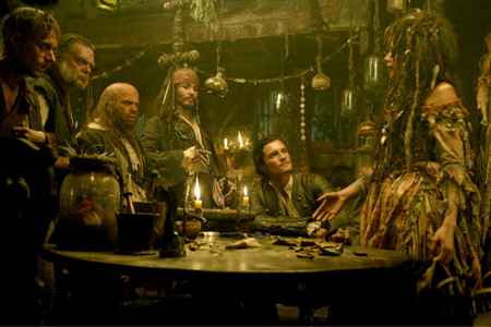 Pirates_of_the_Caribbean_Dead_Mans_Chest - 2 - Johnny_Depp Orlando_Bloom Mackenzie_Crook Lee_Arenberg Kevin_McNally Naomie_Harris